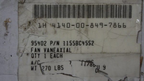 FAN VANEAXIAL P/N R2650-1015GP1 - Image 7