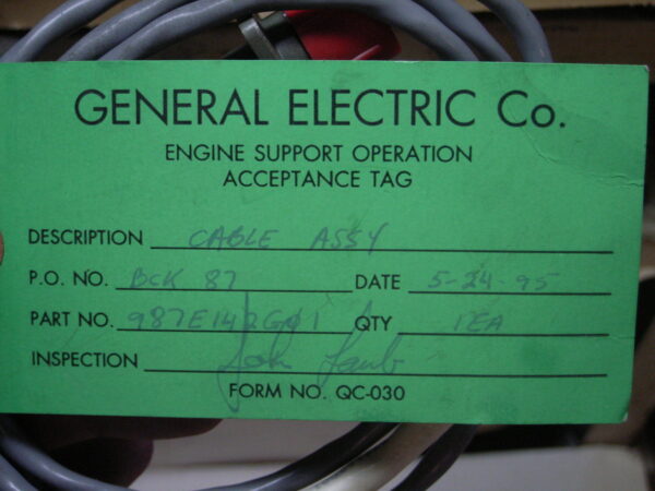 CABLE ASSY  P/N 987E142G01 - Image 5