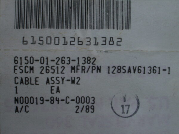 CABLE ASSY P/N 128SAV61361-1 - Image 5