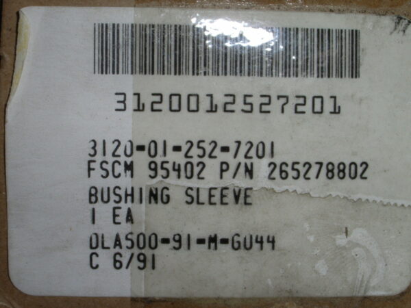 BUSHING SLEEVE PN 265278802 - Image 5