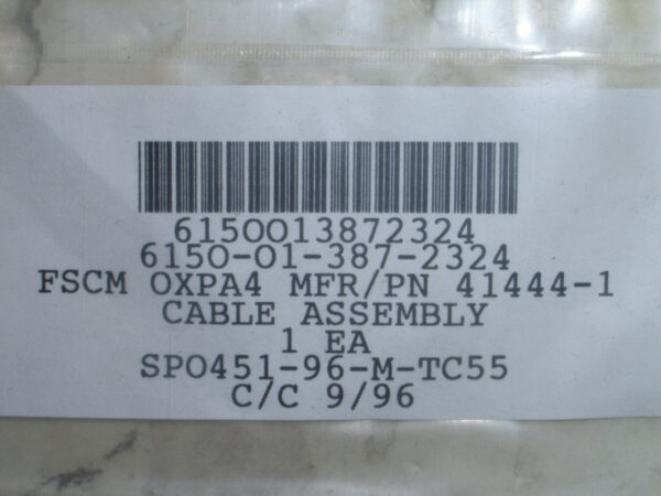 CABLE ASSY P/N 41444-1 - Image 4