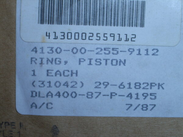 PISTON P/N 29-6182PK - Image 3