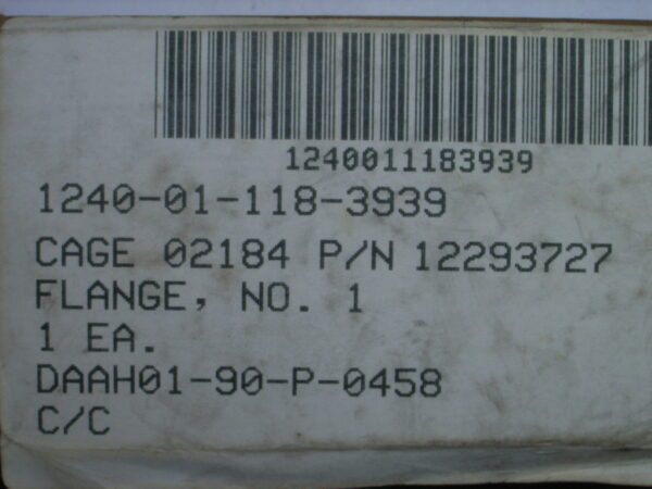 FLANGE P/N  12293727 - Image 3