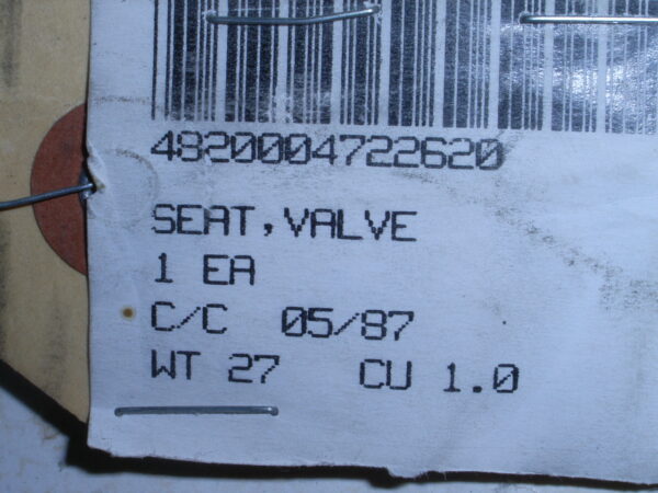 SEAL,VALVE P/N 230-206-180139-000