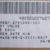 VALVE P/N 2741200-101 - Image 5