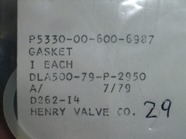 GASKET P/N D262-14 - Image 4