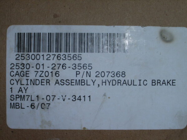 CYLINDER ASSEMBLY PN 207368