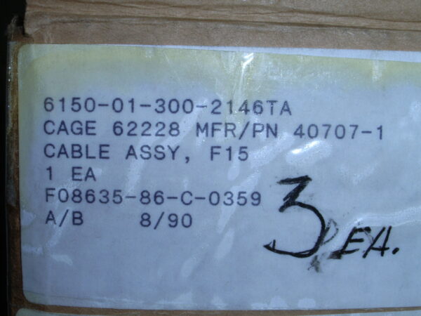 CABLE ASSY P/N 40707-1 - Image 3