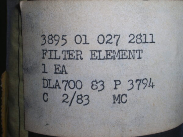 FILTER ELEMENT  P/N 8230-2A - Image 5