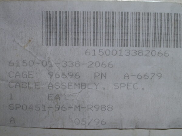 CABLE ASSY P/N A-6679 - Image 6