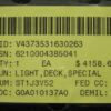 DECK LIGHT P/N 615939-1 - Image 5