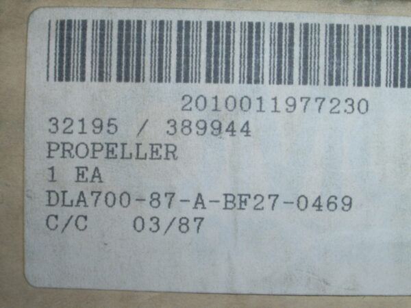 PROPLLER P/N 389944