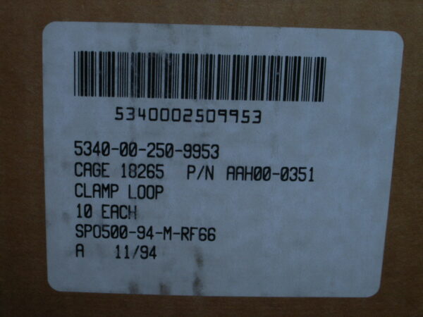 CLAMP , LOOP P/N AAH00-0351 - Image 4