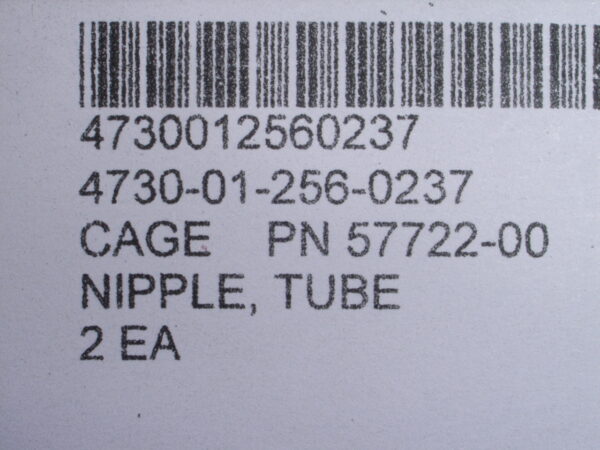 NIPPLE, TUBE P/N 57722-00 - Image 5