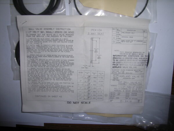 PARTS KIT,  BALL VALVE P/N VA-1886 - Image 4