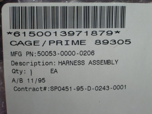 CABLE ASSY SPEC PN 50053-0000-0202 - Image 5