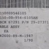 CABLE ASSY P/N 29-27371-1 - Image 5
