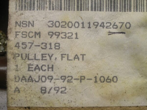 PULLEY PN 457-318 - Image 3