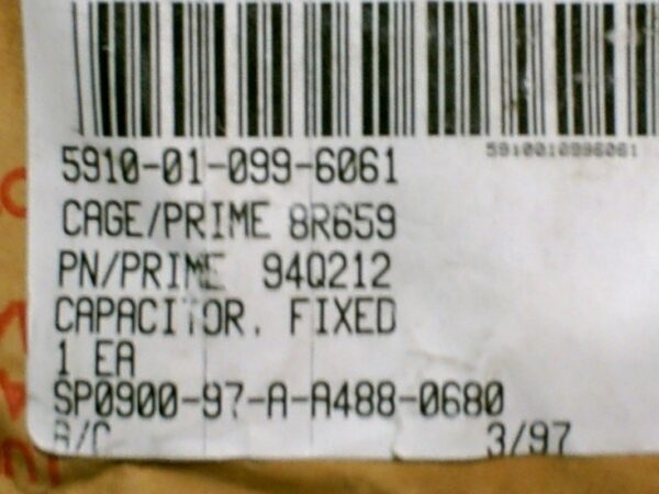 CAPACITOR P/N 94Q212 - Image 5