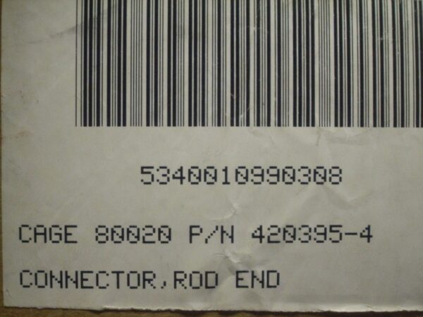 CONNECTOR ROD END P/N 420395-4 - Image 5