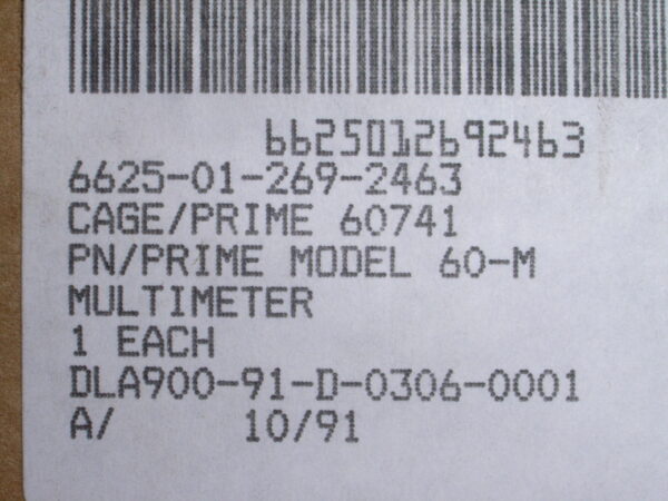 MULTIMETER P/N 12211 P/N 417061-1 P/N 5900-S-4465 - Image 6