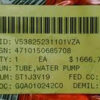 TUBE WATER PUMP P/N 74569F92 - Image 3