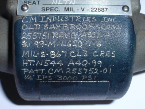 VALVE P/N 255751 - Image 7