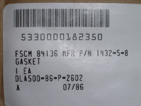 GASKET PN 1432-5-8 - Image 4