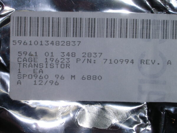 TRANSISTOR P/N: 710994 - Image 2