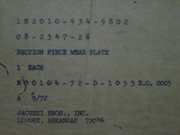 WEAR PLATE PN 082347-26 - Image 4