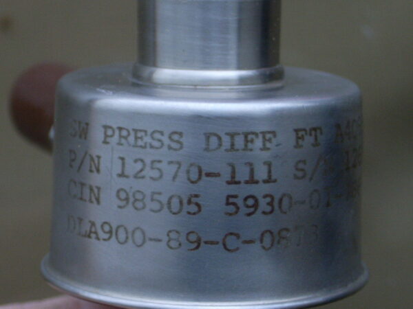 SWITCH PRESSURE P/N 12570-111 - Image 3