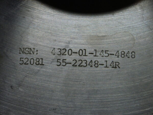 IMPELLER PN 55-22348-14R - Image 2