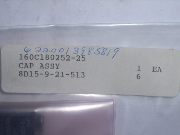 CAP ASSY P/N 160C180252-25 - Image 7