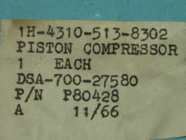 PISTON COMPRESSOR  PN P80428 - Image 4