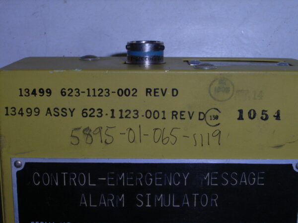 CONTROL ALARM PN 623-1123-001 - Image 7