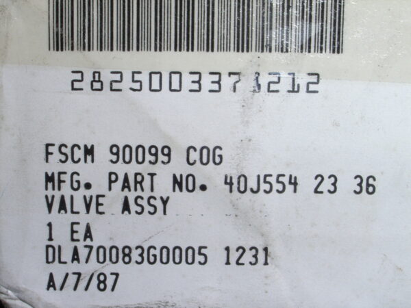 VALVE PN 40J554-23-36 - Image 4