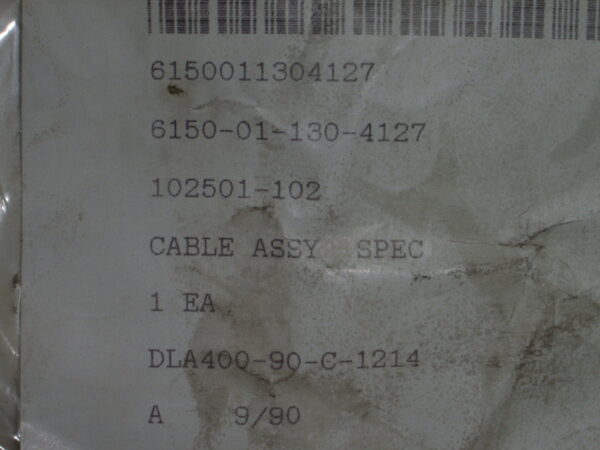 CABLE ASSY P/N 102501-102 - Image 4