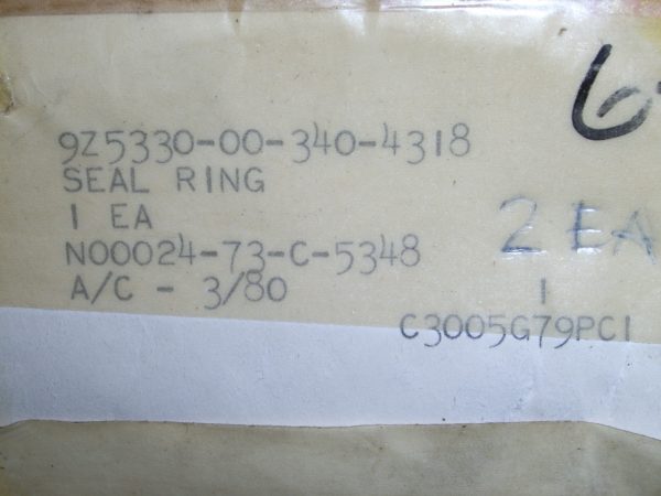 RING METALLIC SEAL P/N 3005G79PC1 - Image 17