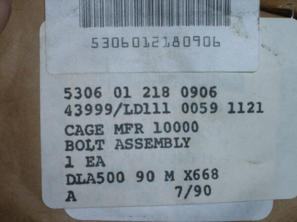 BOLY ASSEMBLY PN LD111-0059-0031 - Image 3