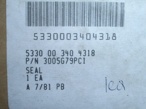 RING METALLIC SEAL P/N 3005G79PC1 - Image 9
