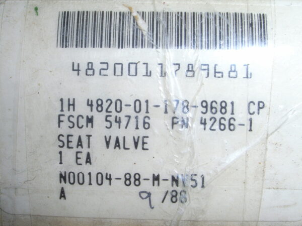 SEAT VALVE PN 042661DC - Image 4