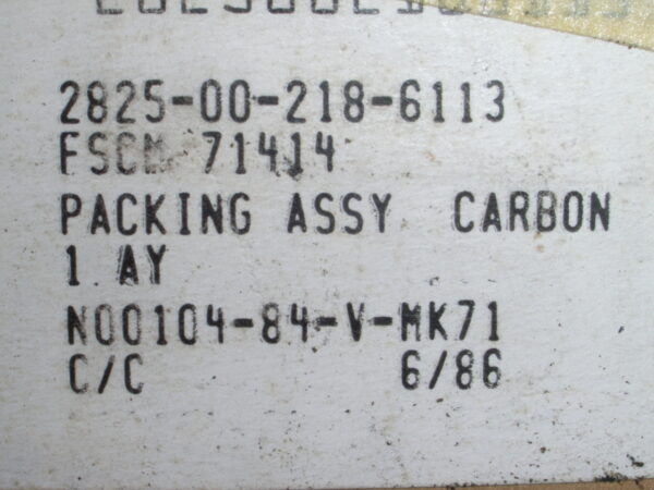 PACKING ASSEMBLY PN E1811PC72T074 - Image 5