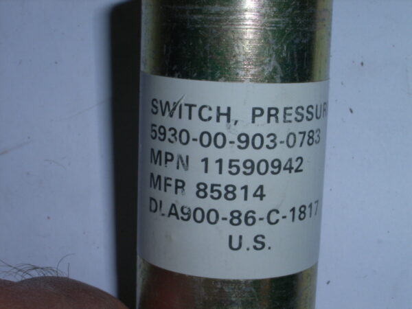 SWITCH PRESSURE P/N 11590942 - Image 4