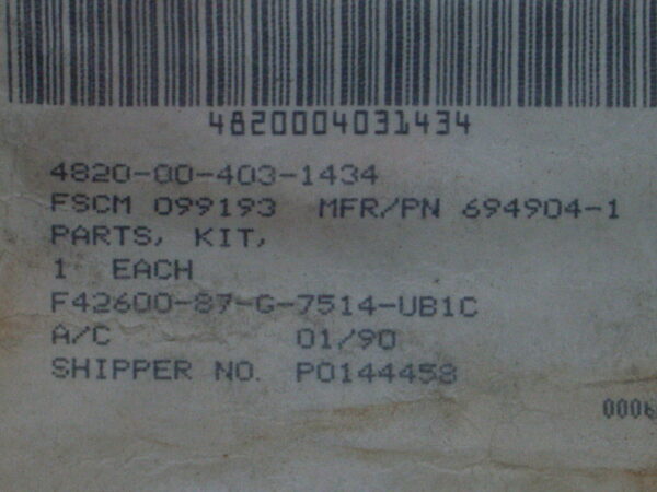 PARTS KIT PN 694904-1 - Image 4