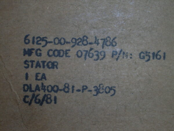 STATOR P/N G5161 - Image 5