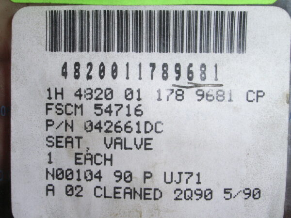 SEAT VALVE PN 042661DC - Image 5