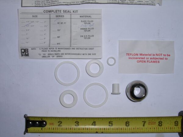 BALL VALVE PARTS KIT P/N SPH12-2BEANDSP12-8B - Image 3