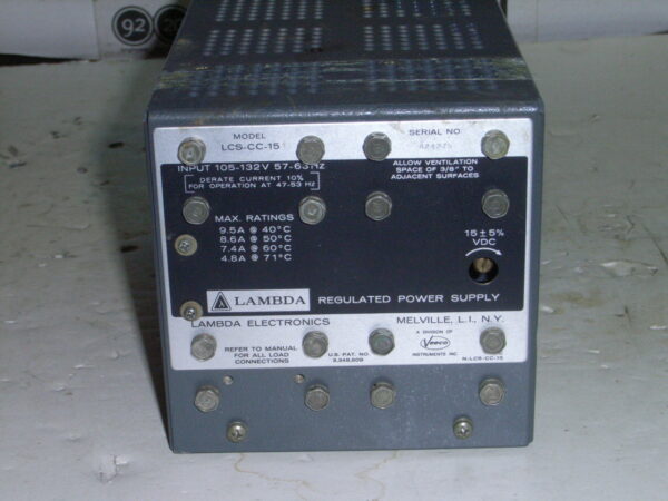 POWER SUPPLY P/N LCS-CC-15 - Image 2