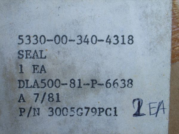 RING METALLIC SEAL P/N 3005G79PC1 - Image 13