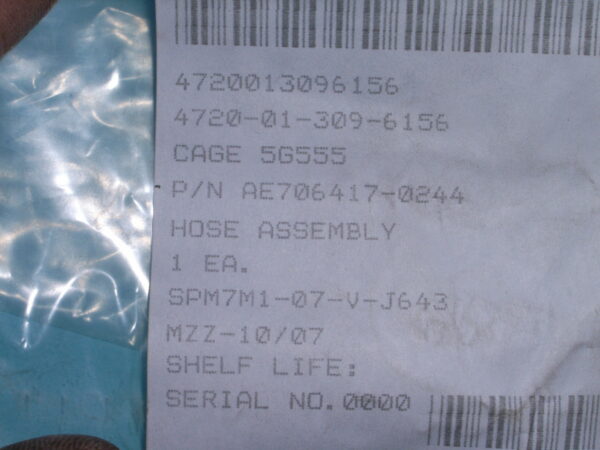 HOSE ASSEMBLY PN AE706417-0244 - Image 4